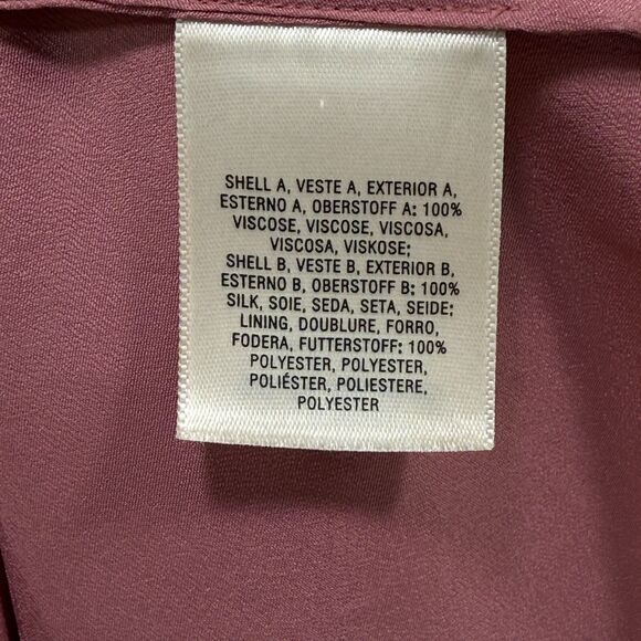 Moulinette Soeurs Dress Women 8 Pink Midi Fairy Coquette Ruffle Flowy Boho - Picture 6 of 15